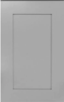 Grey Shaker cabinet door swatch