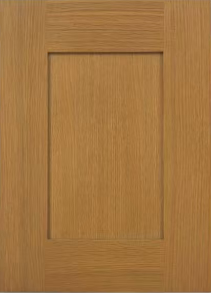 Oak Shaker cabinet — natural oak wood shaker door